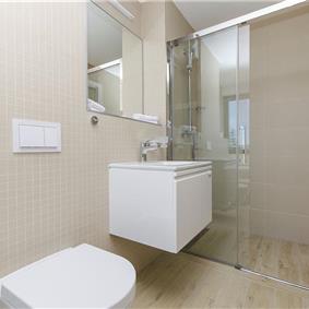 5 bedroom beachfront villa with heated pool near Omis, sleeps 9